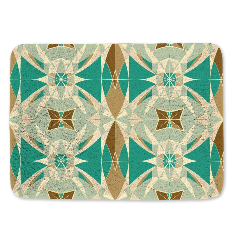 Gracela Microfiber / Microsuede Bath Mat, 17" W x 24" L