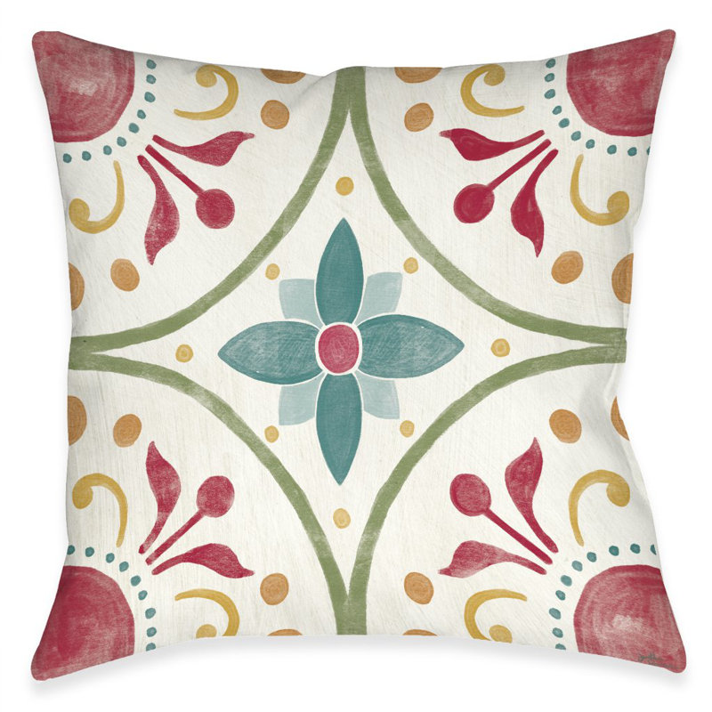  Coussin décoratif à médaillon Boho par Laural Home, Extérieur