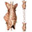 Carlisle Weather Resistant Copper Animals Rain Chain-1372356116