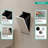 hansgrohe XtraStoris Rock Recessed Trash Bin with Shelf & Tileable Door-102292421
