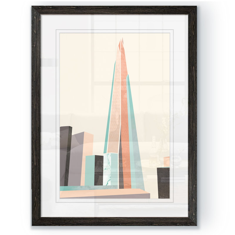 « graphicing architecture i » par paul cezanne-photo-cadre, reproduction d’art, H 24 po x l 18 po x P 1,25 po