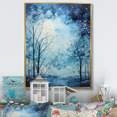 Bleu blanc, ciel, photo, rêverie - impressions sur toile florales