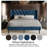 Elegence Wingback Platform Bed-1662963903-1662963902
