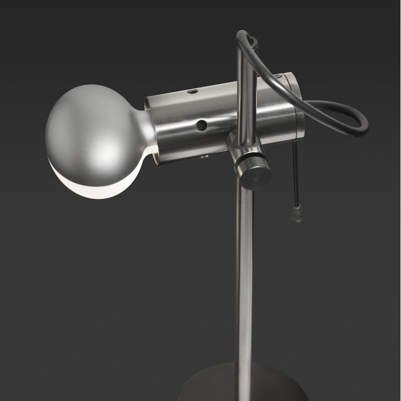 Agnoli Desk Table Lamp, Satin Nickel