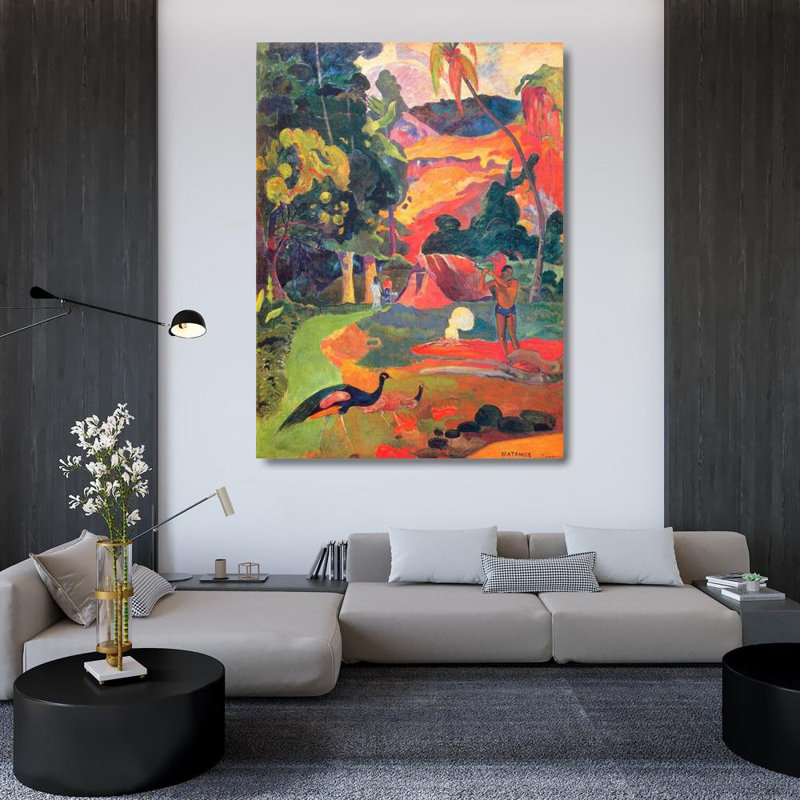 Art sur toile tendue avec Lark Manor ™ Gauguin, Paul, Matamoe, H 47 po x l 36 po