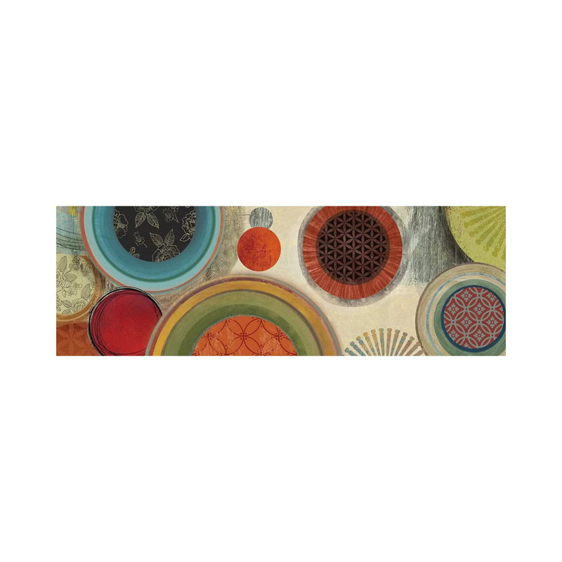 Commotion I by Tom Reeves - Wrapped Canvas Panoramic Painting, 30.48 cm H x 91.44 cm W x 1.91 cm D