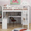 Lit mezzanine simple avec bureau, garde-robe et tablettes-1647299771