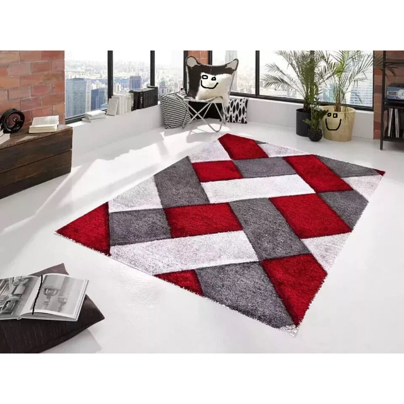 Shag Area Rug, Rectangle 200 x 290 cm