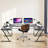 Bourdon Modular L-Shaped Iron Writing Desk-983694523