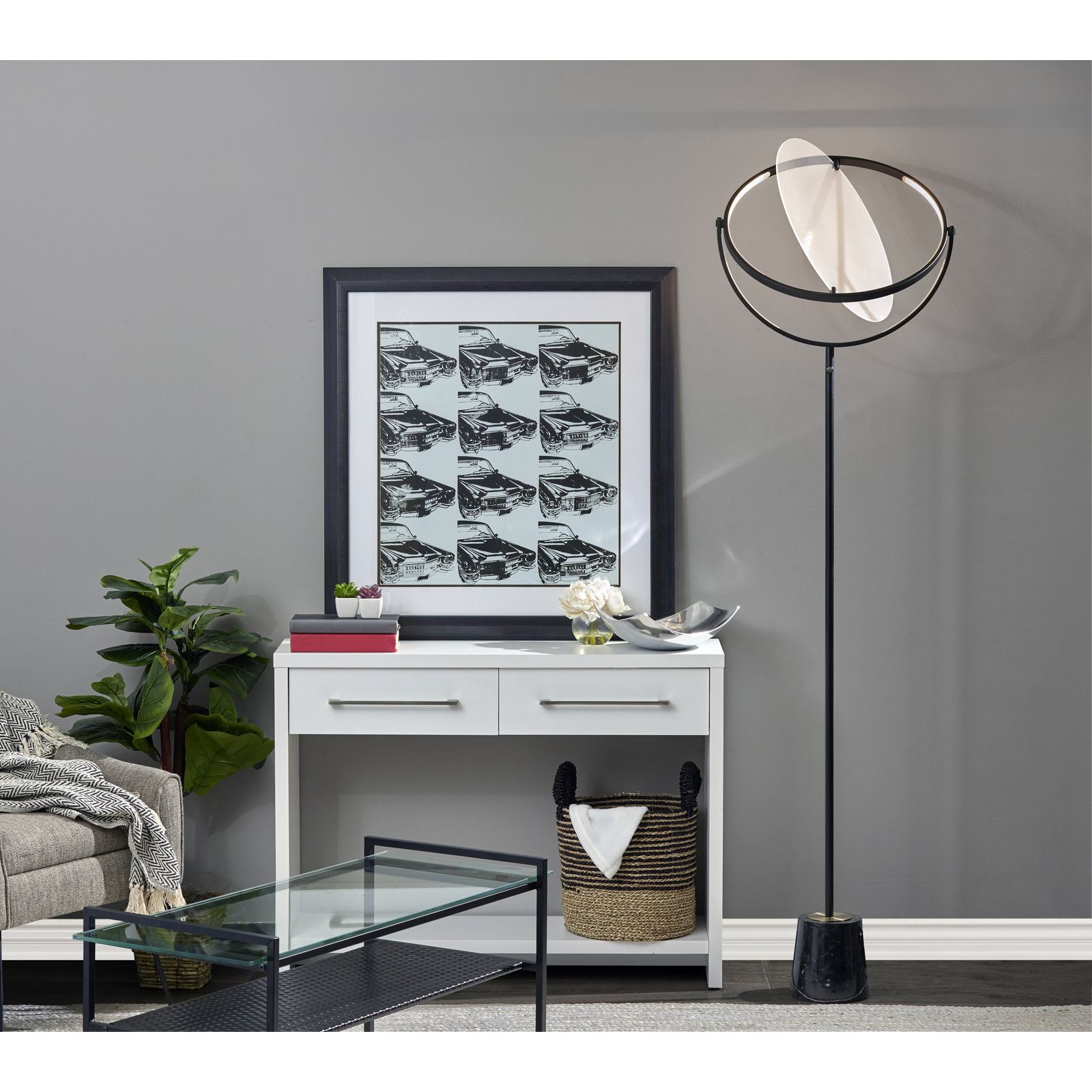 Rudy 77.5'' Dimmable LED Floor Lamp