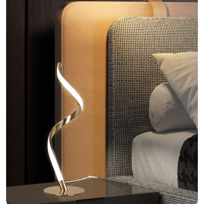 Lampe de chevet à spirale moderne 3 lumières DEL