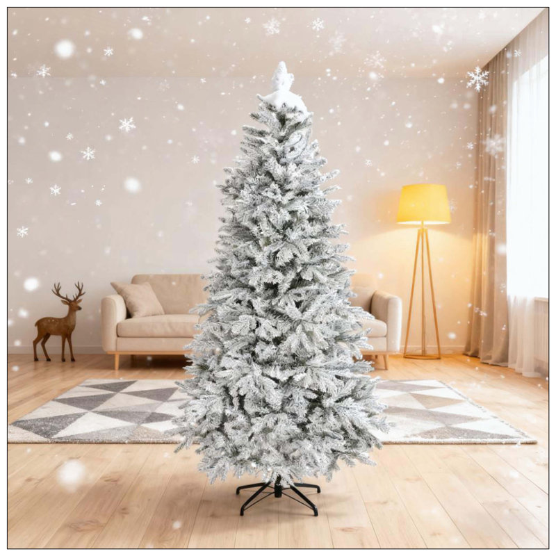 Arbre de Noël artificiel givré