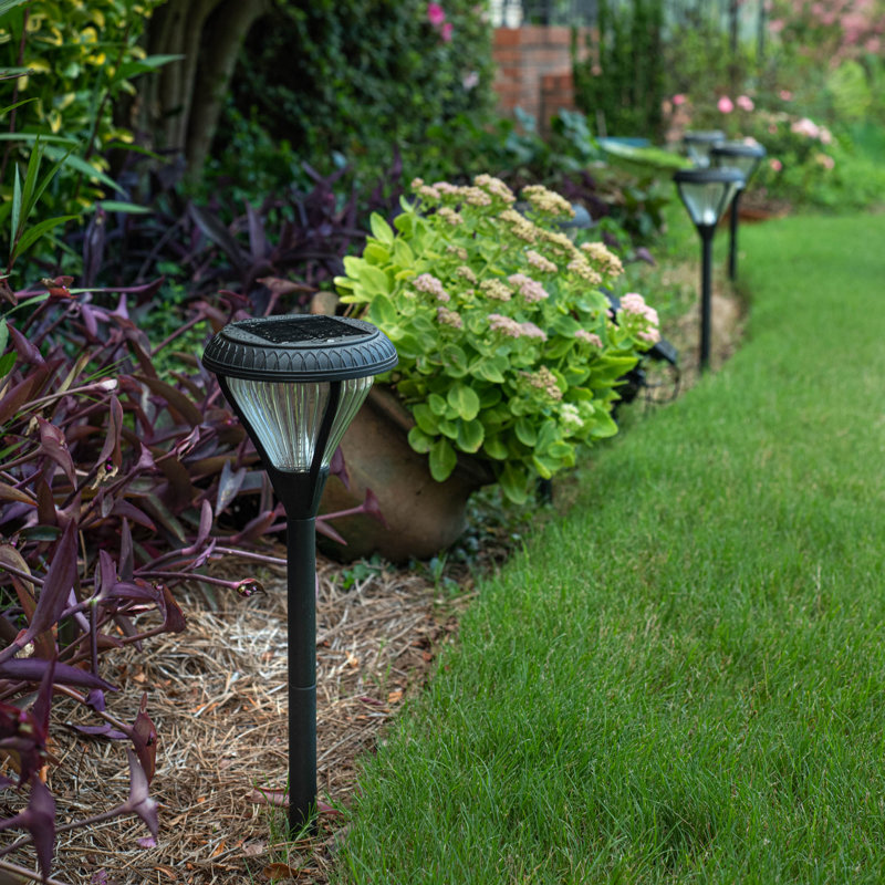 Ensemble de 2 lampes de jardin solaires bicolores faciles à installer