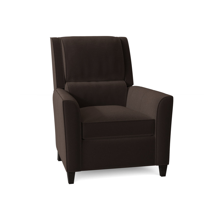 Roswell Recliner, Aline Fumo Genuine Leather, Cobblestone, Manual