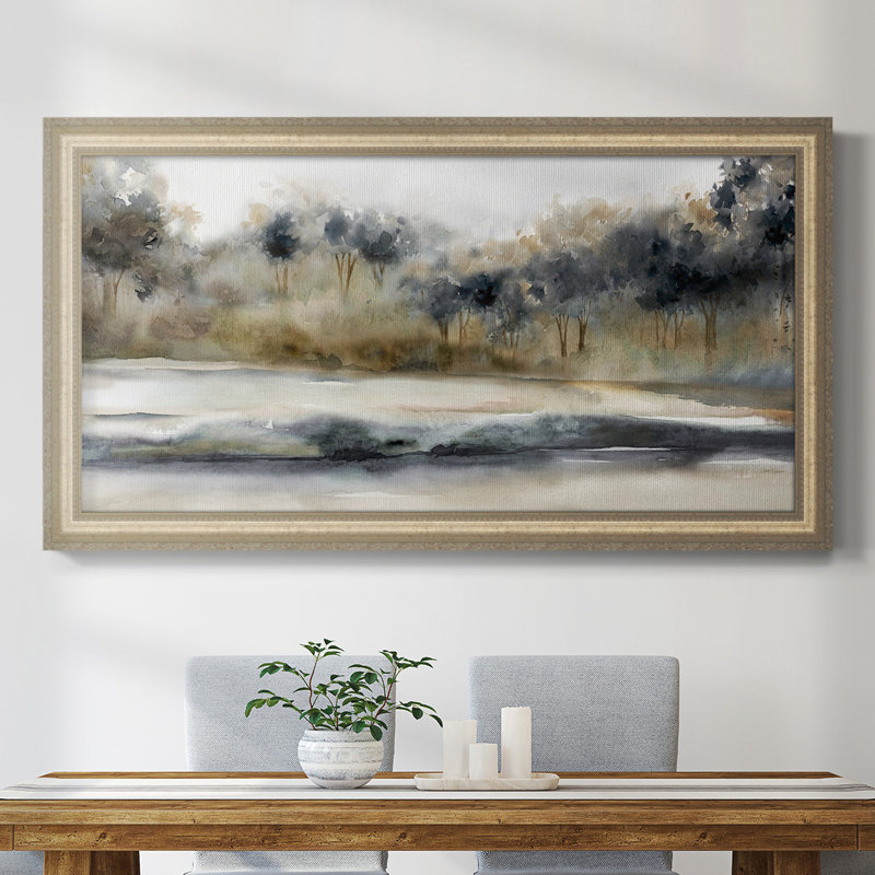 Silent River - Reproduction de photo sur toile simple, H 25 po x l 45 po x P 2,5 po