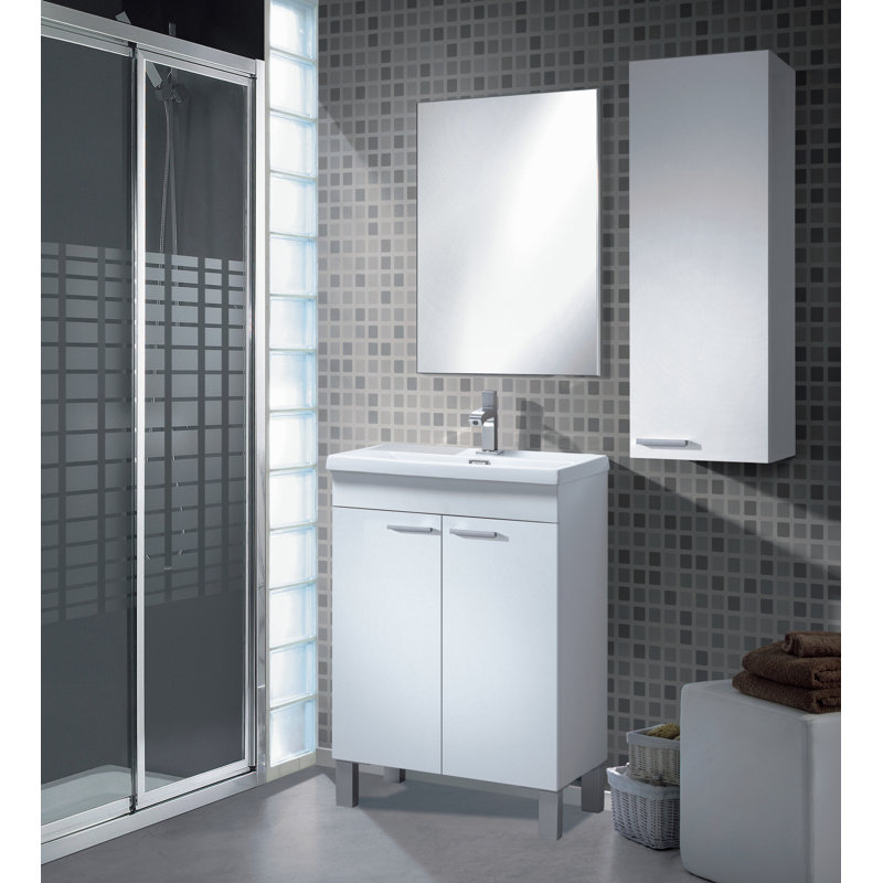 Nostrand 50cm Single Bathroom Vanity Base Only in White