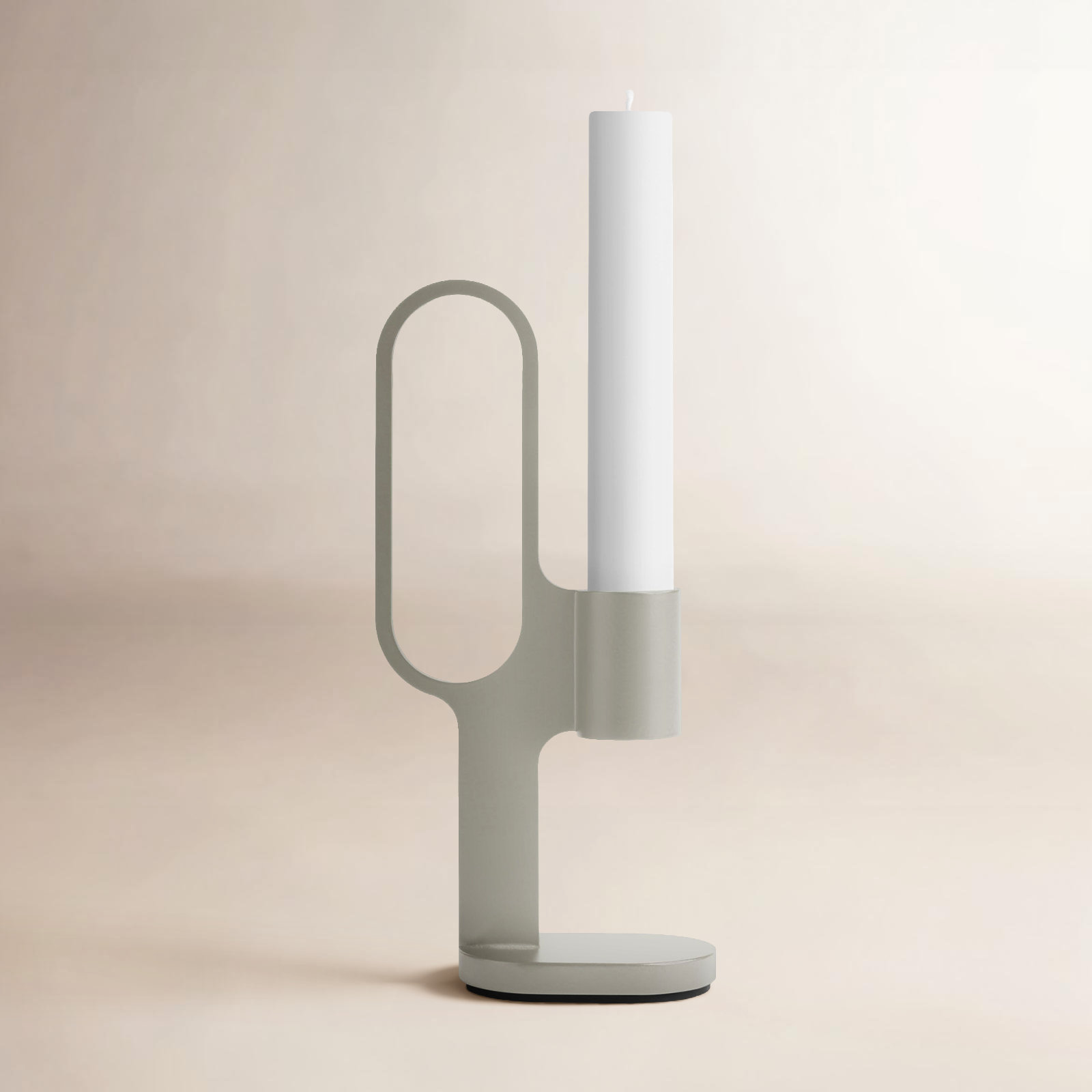 Blu Dot Who Goes There? Candle Holder, Putty