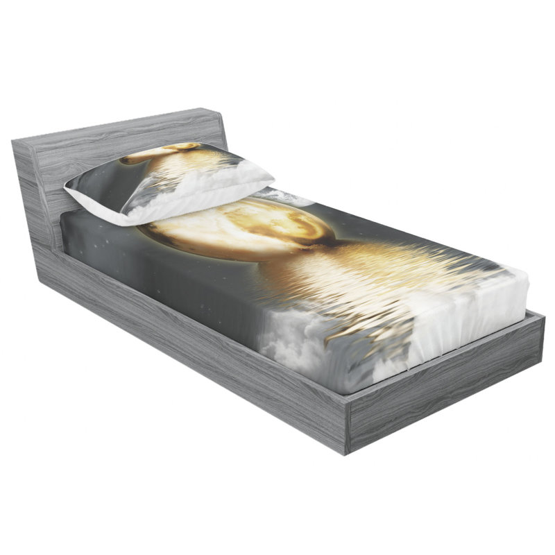 Microfiber Sheet Set, Twin Sheet Set with Fitted Sheet