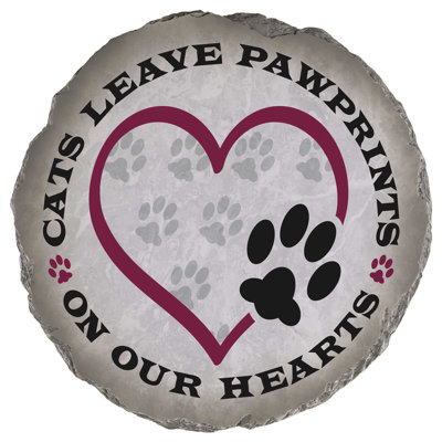 Garden Stone Cats Leave Pawprints On Our