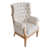 Structure brune / coussin beige est en rupture de stock