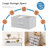 Fabric Dresser for Bedroom with Open Shelves, Tall Dresser with 8 Drawers, Storage Tower, Chest of Drawers for Closet-374108837