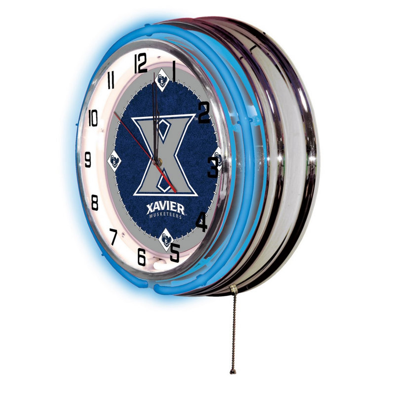Horloge murale 19 po NCAA, Musketeers de Xavier