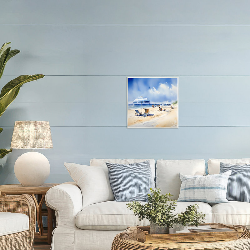 Stay A While Beach Outing Wall Plaque, design by LSR Design Studio