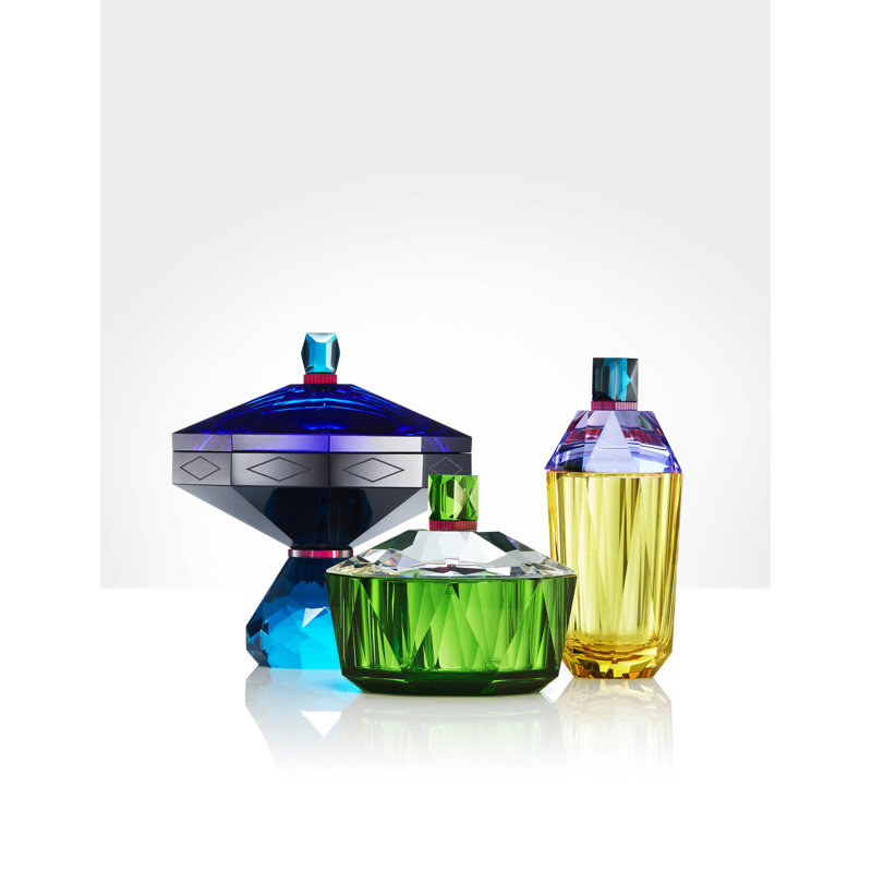 New Haven Crystal Jewelry Box, Clear/Green