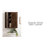 Wildon Home® Domitilla Tall 2-Door Bath Cabinet 22X28-27160623