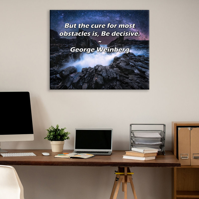 Astoria Grand Gallery Wrapped Canvas By Dianna Rostad: "And that’s what happens when men try to work, 17" H x 24" W