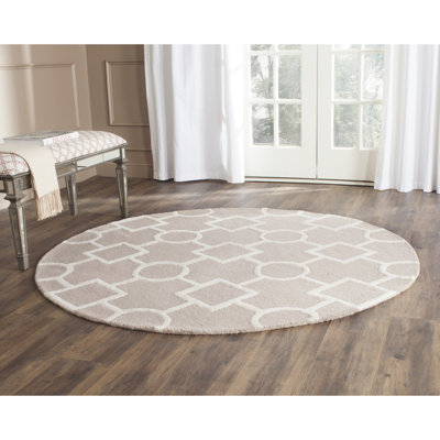 Deedgra Hand Tufted Wool Geometric Rug