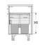 Plastic Open Pull Out/Under Counter Rubbish Bin - 91L-70257873