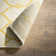 Tapis jaune / beige Yepez