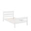 Lit simple avec tête et pied de lit-377460041