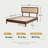 Anspach Solid Wood Platform Bed with Headboard, Bohemian Bed Frame-1767674943-1788098690