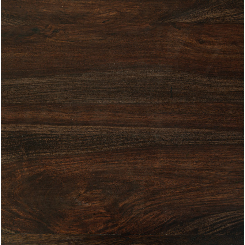 Console en bois massif Jacie, Brun foncé