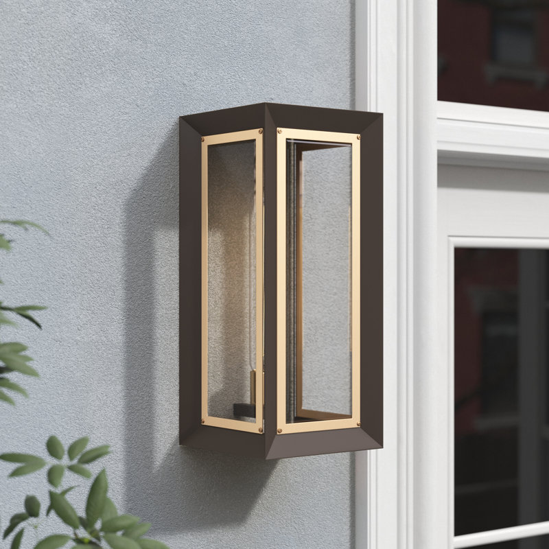 Applique murale 1 lumière Lowry, H 17 po x l 7,5 po x P 7,5 po