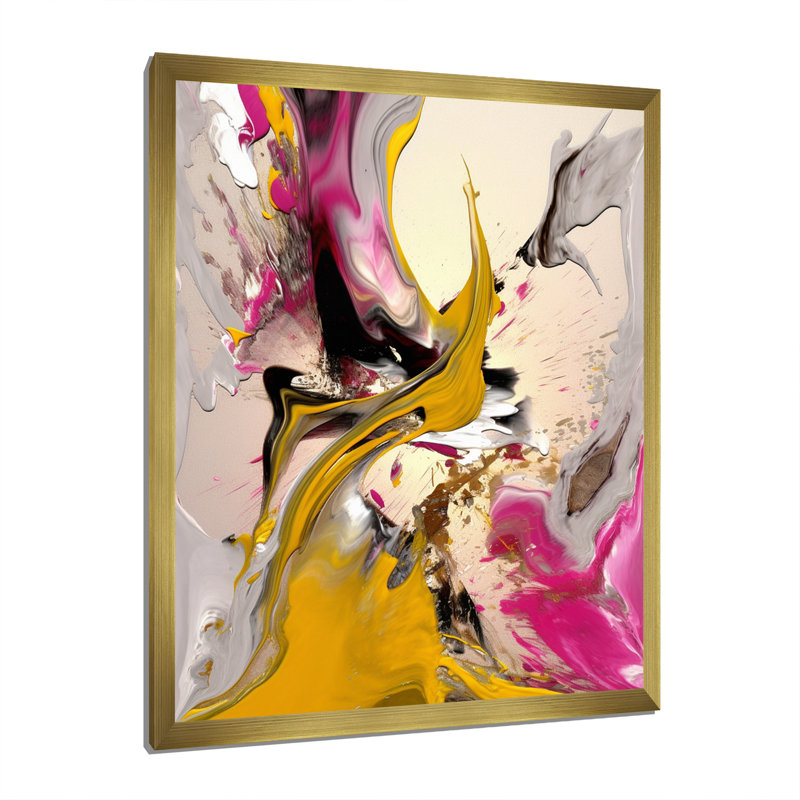 «Restless Adagio of Soul Abstract Expressionism», reproduction sur toile, H 40 po x l 30 po x P 1,5 po