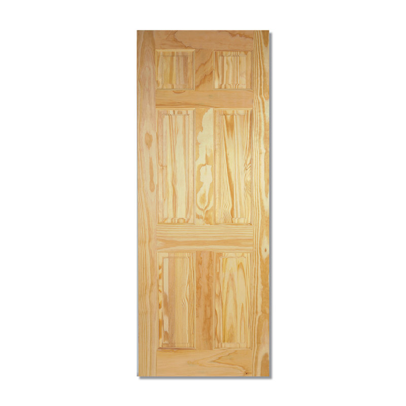 Essentials 6P Clear Pine Internal Door, 198.1 cm H x 83.8 cm W x 3.5 cm D