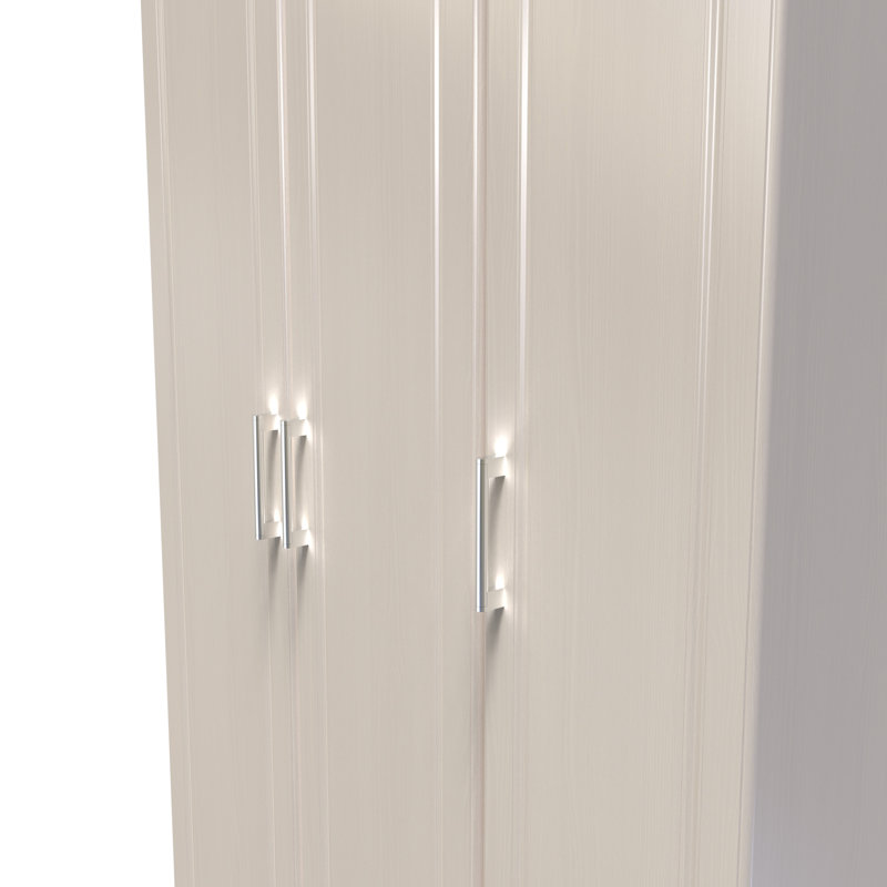 Aalysia 3 Door Wardrobe, Kashmir Ash/Modern Oak