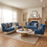 Hestie Velvet 3 Piece Living Set