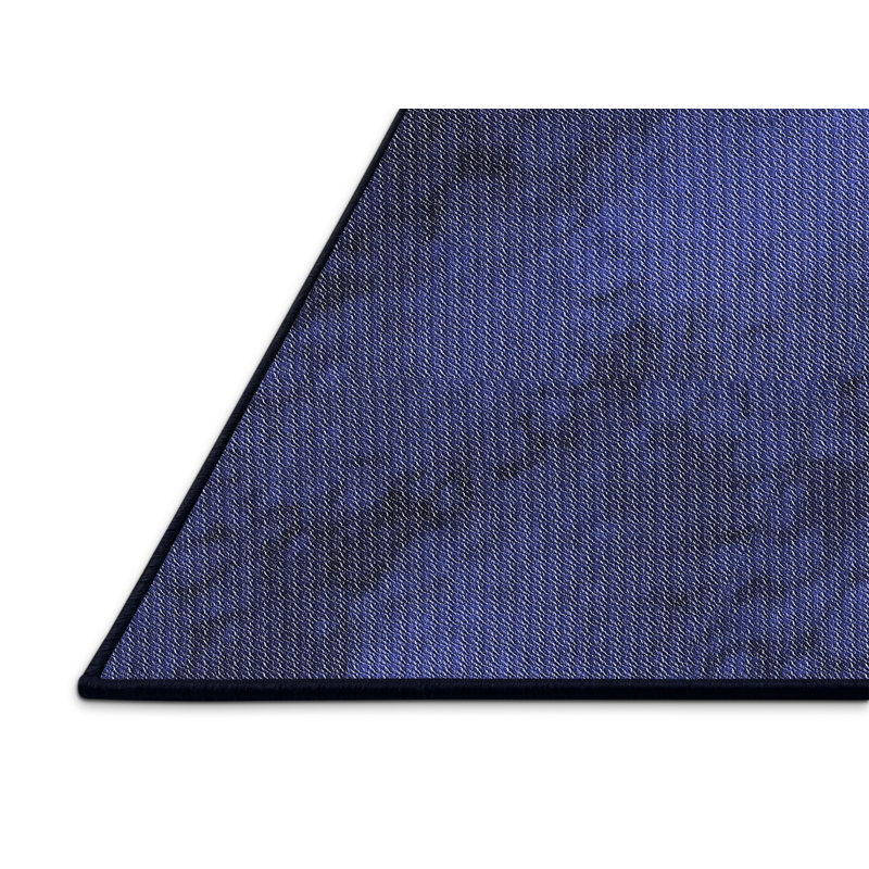 Mauve abstrait Tapis décoratif, Rectangle 7 pi x 10 pi