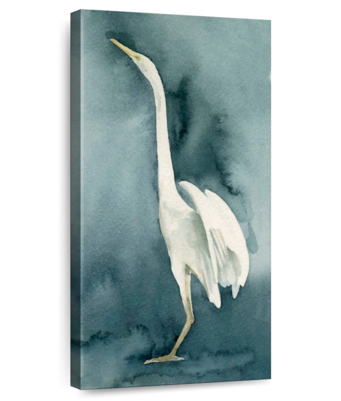 Simple Egret II, H 30 po x l 15 po