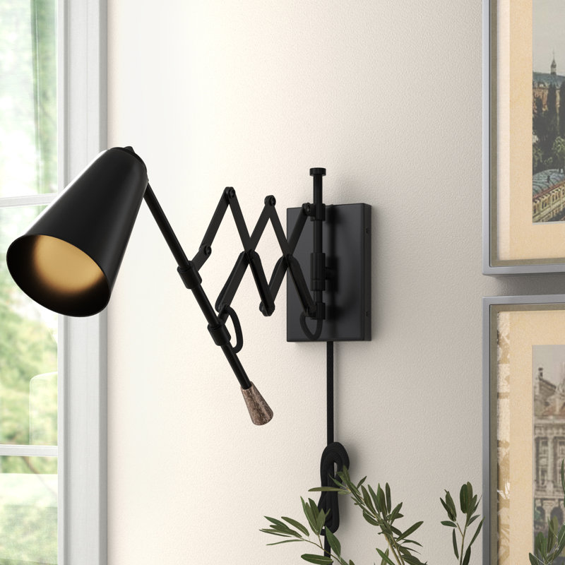 Robby Plug-in Swing Arm Sconce