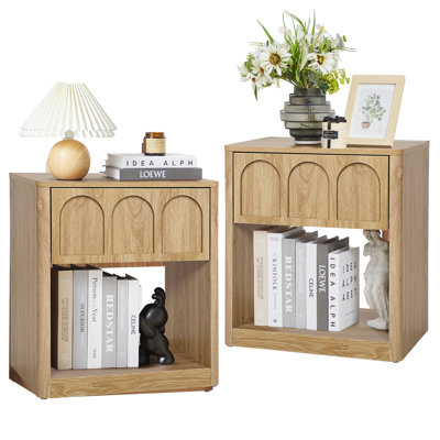 19.69'' W 1 Drawer Nightstand