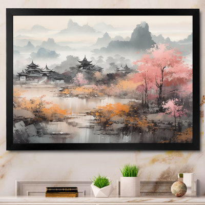 Golden Whispers Of Japan II - Landscape Japon Wall Art