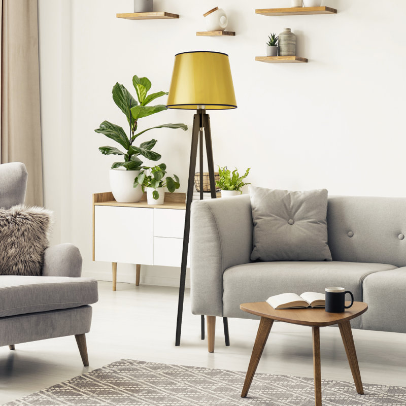 Haymarket 158cm Tripod Floor Lamp, Gold