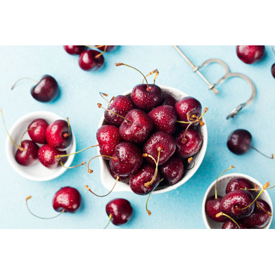 " Cherries In White Bowl "