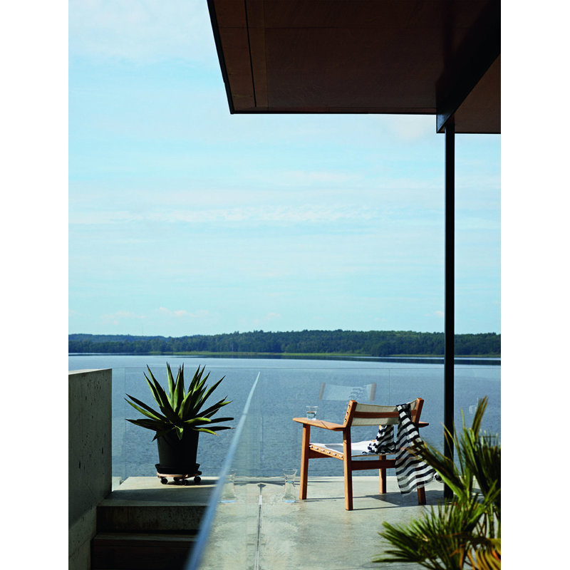 Djurö Teak and Batyline Lounge Armchair