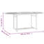 Frieder 8 - Person Solid Wood Patio Dining Set Oval Table